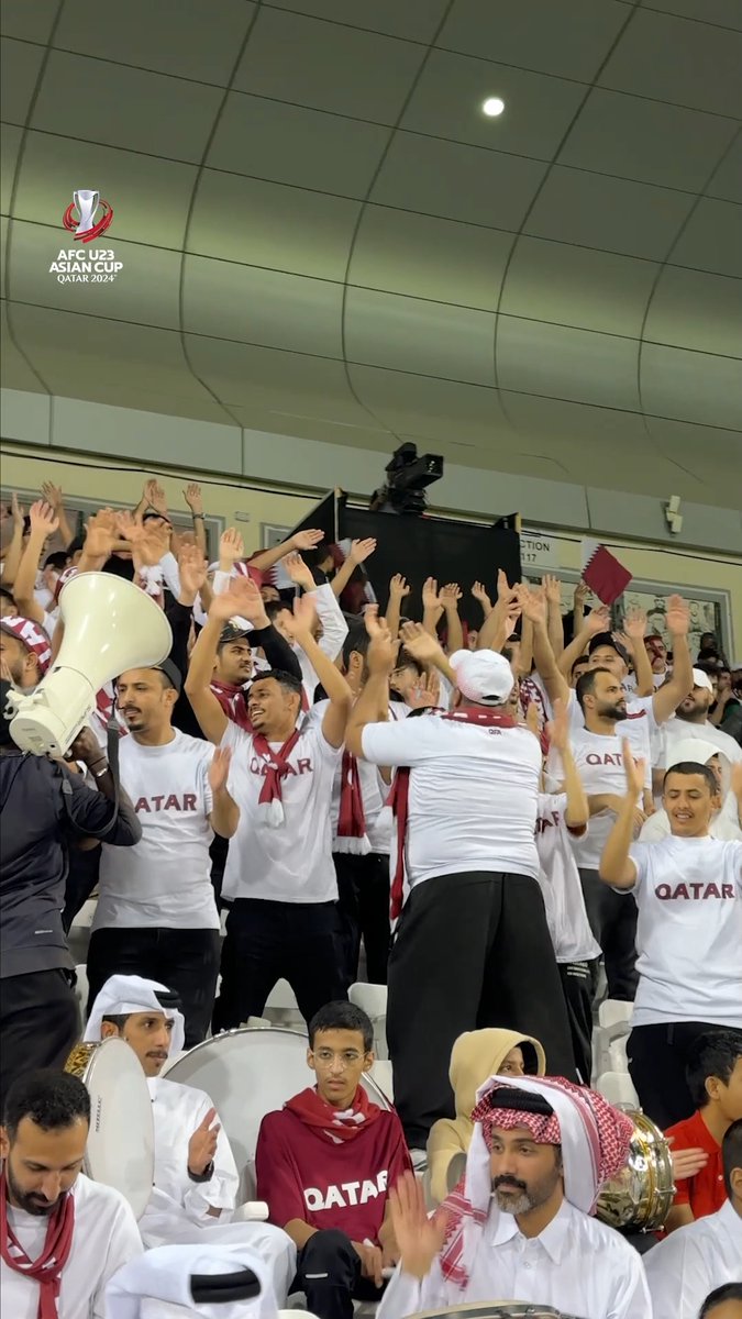 What an opening match, the fans made it extra extra! ๐ ๐ถ๐ฆ๐๐ฎ๐ฉ #AsianCupU23 #HayyaAsia #AFCU23 #RoadtoParis2024