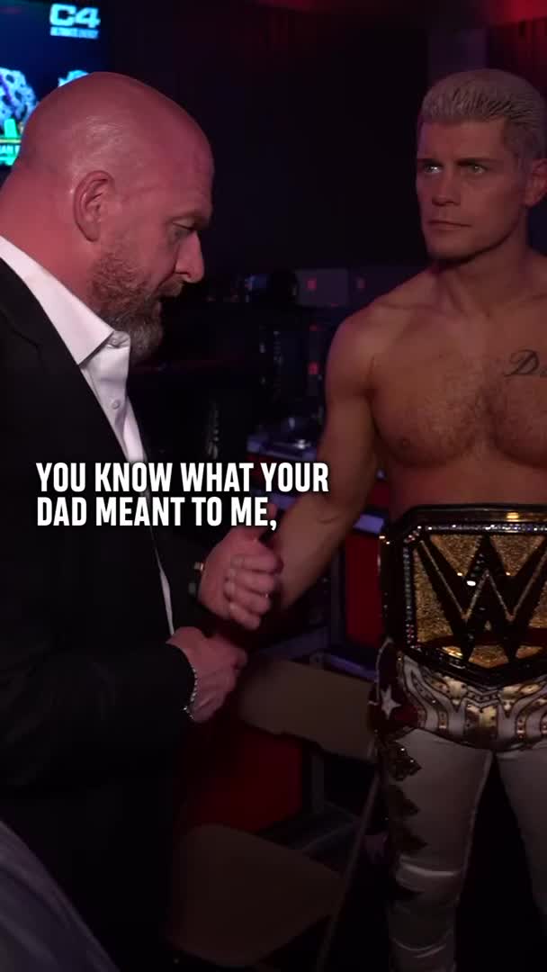 .Cody Rhodes received a sentimental gift moments after becoming Undisputed WWE Champion at #WrestleMania XL 🥹❤️