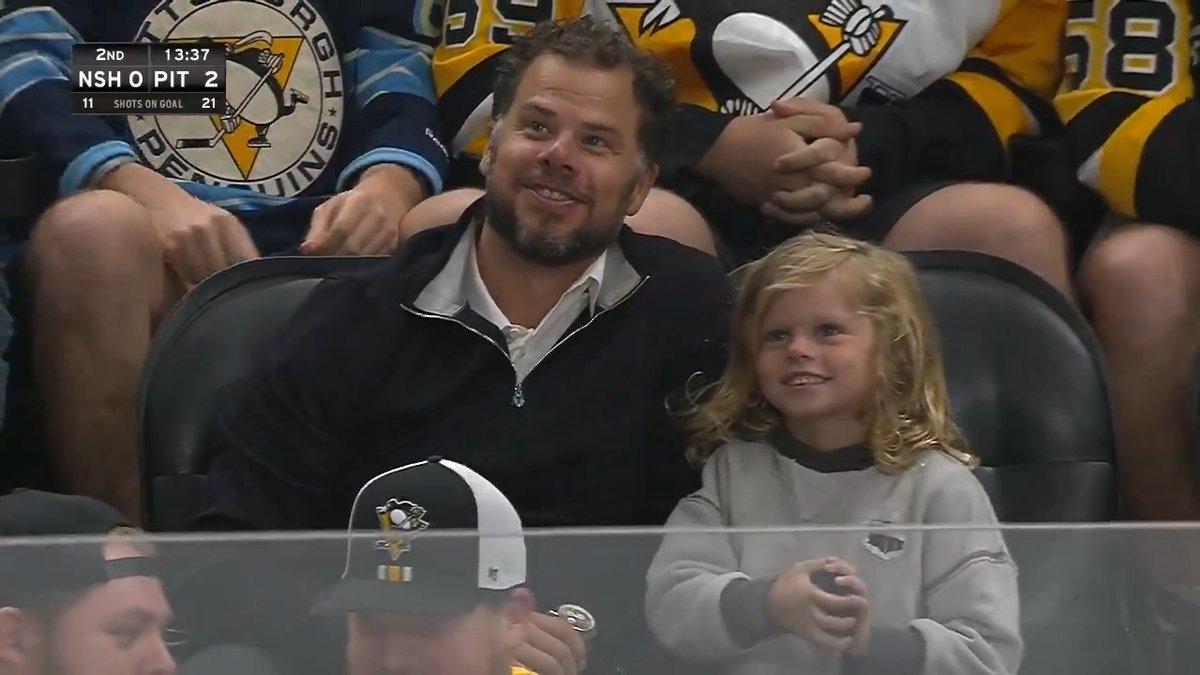 He could be a professional athlete! ...Oh wait, he is! Nice catch, Tyler Kennedy!