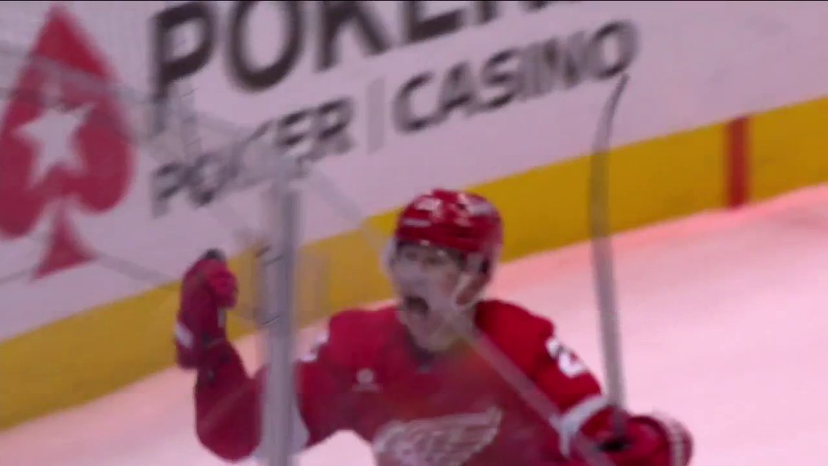 LUCAS RAYMOND YOU ARE INCREDIBLE. TIE GAME IN HOCKEYTOWN. #LGRW