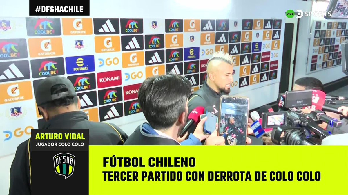 SE ENOJÓ EL KING 👑 "Tenemos mucha rabia" dijo Arturo Vidal tras la derrota de Colo Colo ante Cobreloa y criticó el arbitraje de Nicolás Millas 👨⚖️ 🎙️ "Por eso nos va mal en Sudamérica, el rival hizo tiempo todo el partido" #DFSHAChile