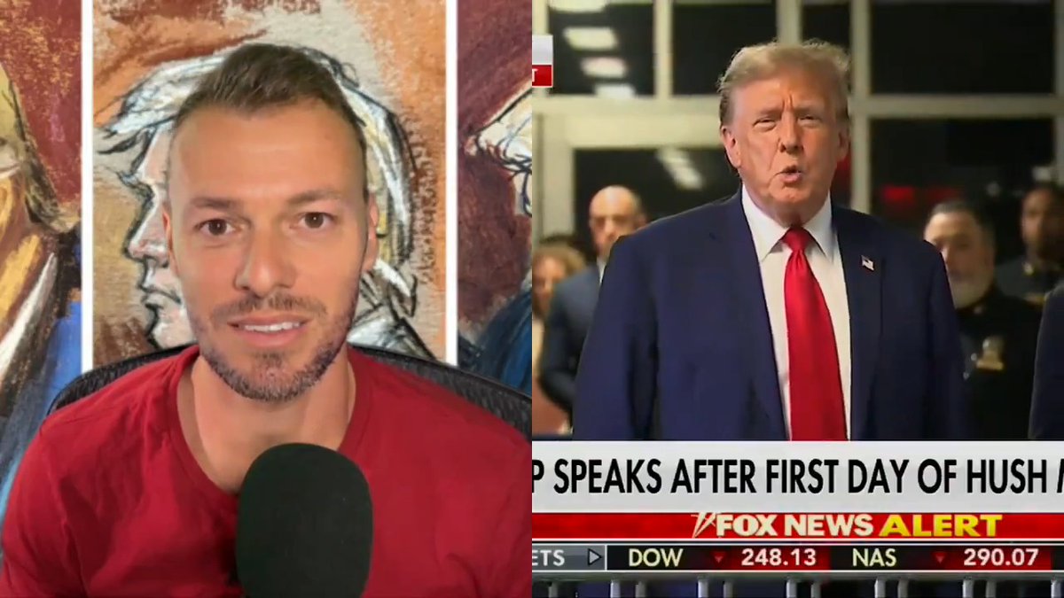 Donald Trump Claims that Judge Merchan likely won't let him attend the graduation of Barron Trump. Then right-wing X like DC_Draino Benny Johnson Terrence K. Williams Jack Posobiec and others all jump onto this statement to push an outright lie. FACT Check: No the judge did not tell Trump that he isn't allowed to go to Barron's graduation. But right-wing X is pushing this false narrative really hard. Why? Because they need to smear that judge incase Trump becomes a convicted felon. That way they can blame the judge, because they refuse to blame Trump for anything. Am I wrong? Have a listen.