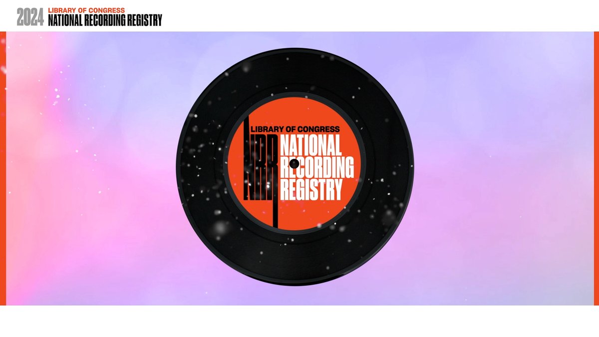 NEWS: The Carla Hayden has announced the annual selection of 25 recordings to be inducted into the National Recording Registry, chosen for their cultural, historic or aesthetic importance to preserve the nation’s recorded sound heritage. #NatRecRegistry