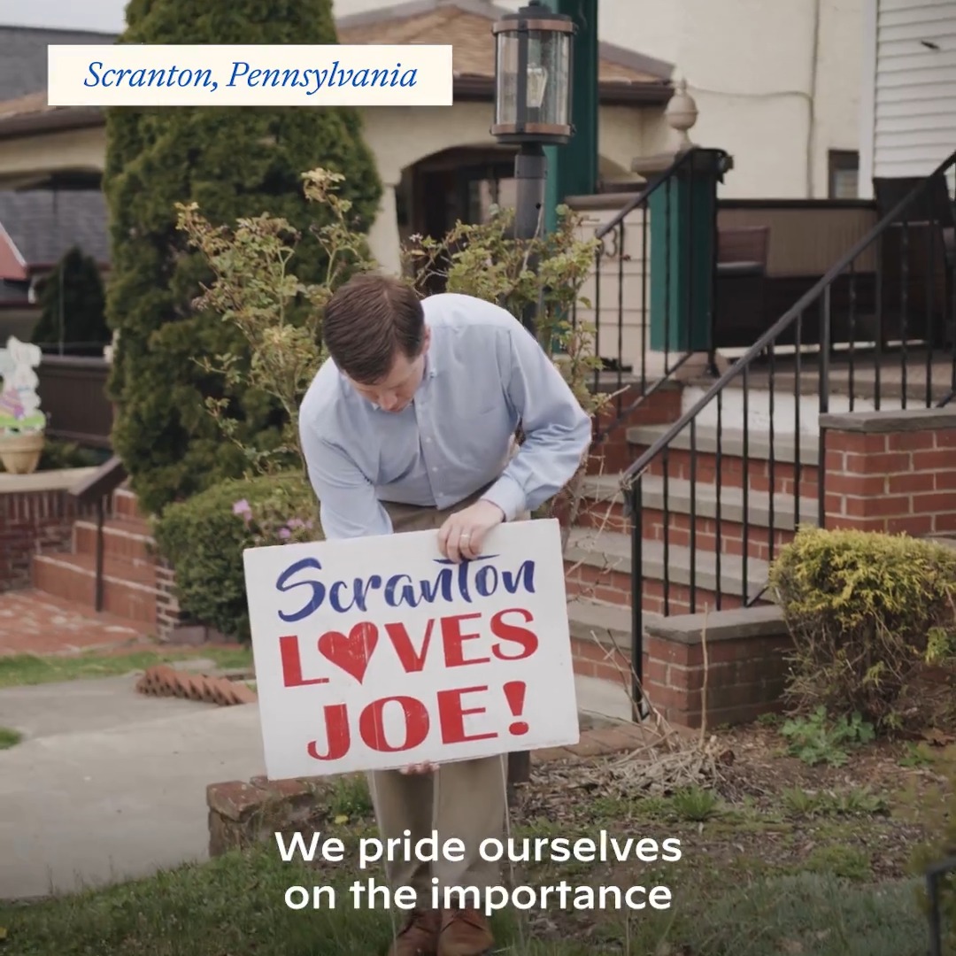 Growing up in Scranton, this community taught me the values of family, honesty, hard work, and fighting for the little guy. I’ve never forgotten them.