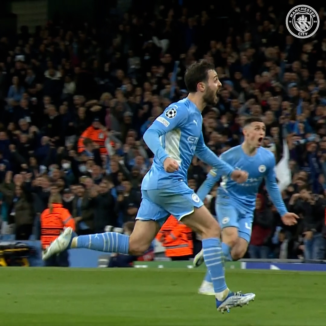 All three of Bernardo Silva's goals against Real Madrid at the Etihad! ๐ซ๐