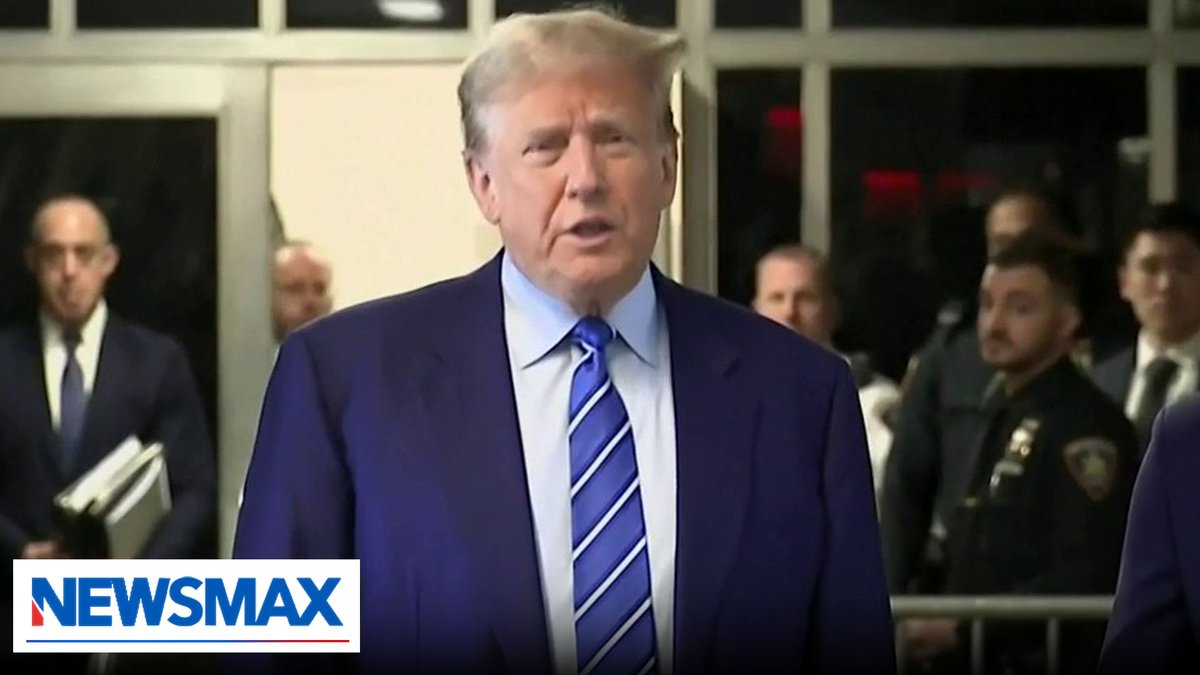 BREAKING NEWS: Former President Donald Trump spoke before entering court for his New York City criminal trial and said this case should not be taking place at all.