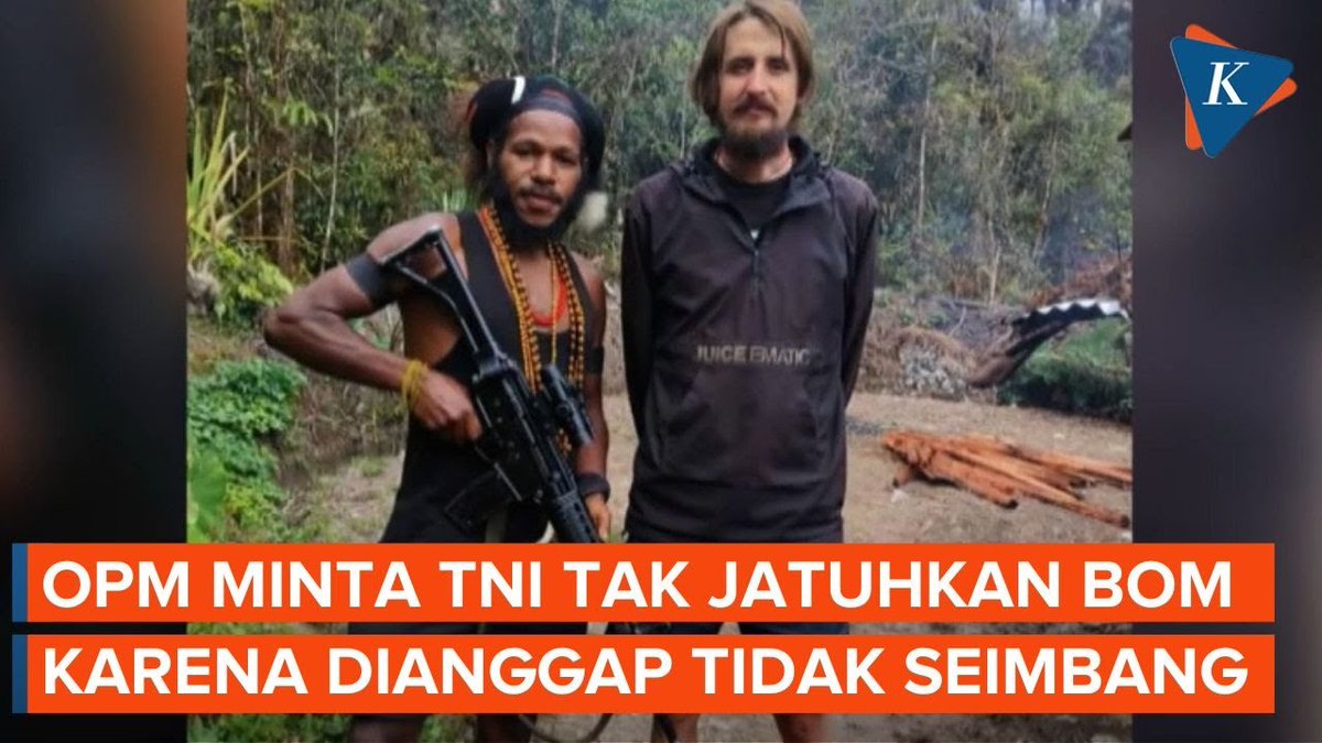 Organisasi Papua Merdeka (OPM) meminta agar TNI Indonesia tidak meluncurkan pesawat tempur, drone dan bom karena dianggap tidak seimbang. | #OPM #TNI #Papua
