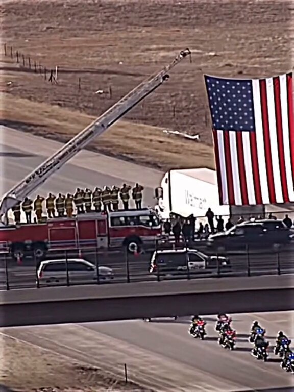 Video footage captured during the funeral procession for ‘American Sniper’, Chris Kyle. His funeral procession spanned 200 miles from Midlothian to Austin. Kyle was a Navy SEAL sniper who served four tours in the Iraq War and had 160 confirmed kills. He received a Silver Star, three Bronze Star Medals with "V" devices for valor, two Navy and Marine Corps Achievement Medals with "V" device, along with numerous other unit and personal accolades. On February 2, 2013, Chris Kyle and his friend Chad Littlefield were tragically shot dead at a Texas shooting range by Eddie Ray Routh. Routh, like Kyle, was an Iraq war veteran suffering from severe Post-Traumatic Stress Disorder. Kyle agreed to become the young veteran's mentor, and for their first meeting, decided to take him to a local gun range. But on the way there, Kyle and Littlefield realized just how troubled Routh was. "This dude is straight up nuts," Kyle texted Littlefield as they drove in silence. "He's right behind me," Littlefield responded. "Watch my six." Moments after pulling into the range, Routh grabbed two pistols and fired a barrage of bullets into both men, killing them instantly. Routh was found guilty and sentenced to life in prison with no possibility of parole.