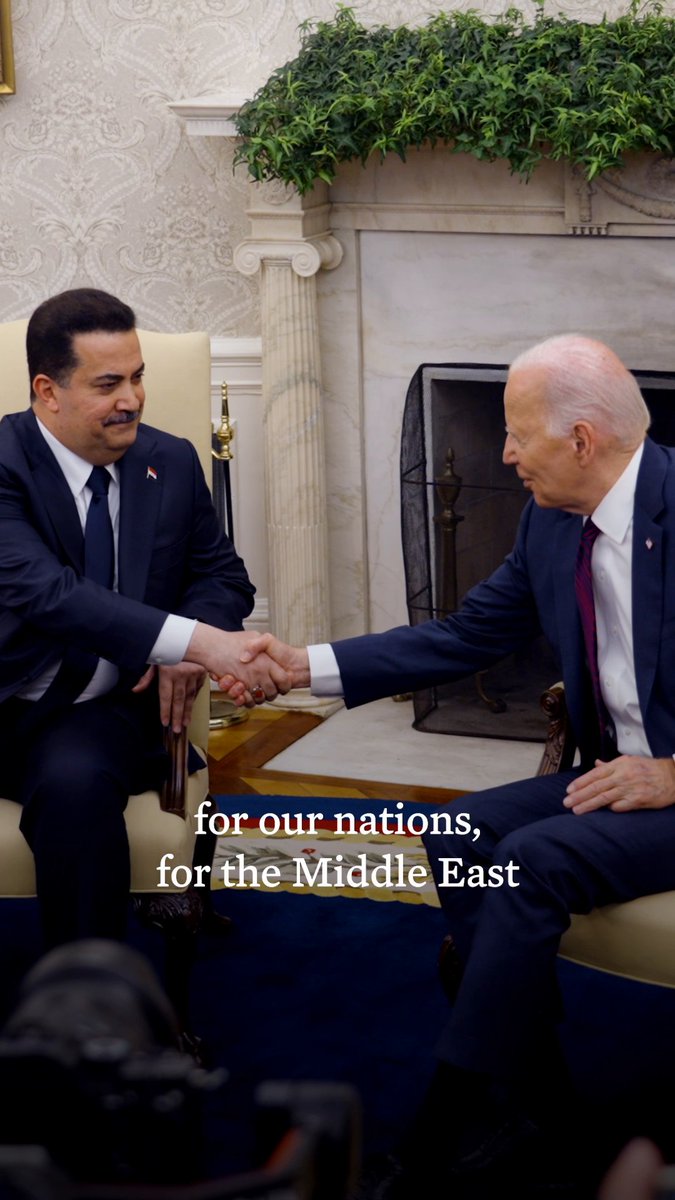 The United States-Iraqi partnership is pivotal for our nations, for the Middle East, and for the world.
