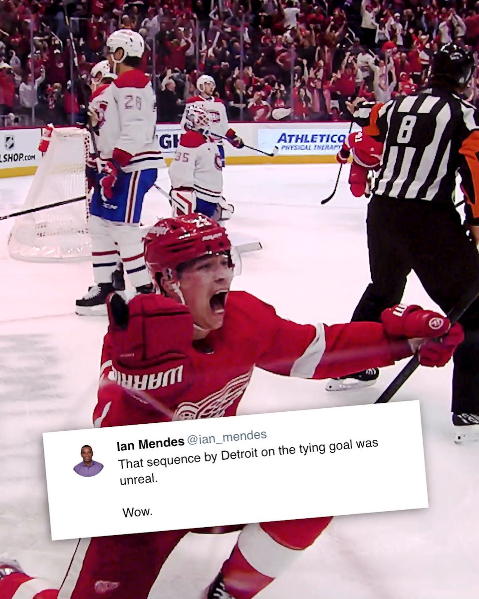 Lucas Raymond was Hockeytown's hero last night. 🐙 Will the Detroit Red Wings claim the final Wild Card spot in the East? The #StanleyCup Playoffs begin April 20th.