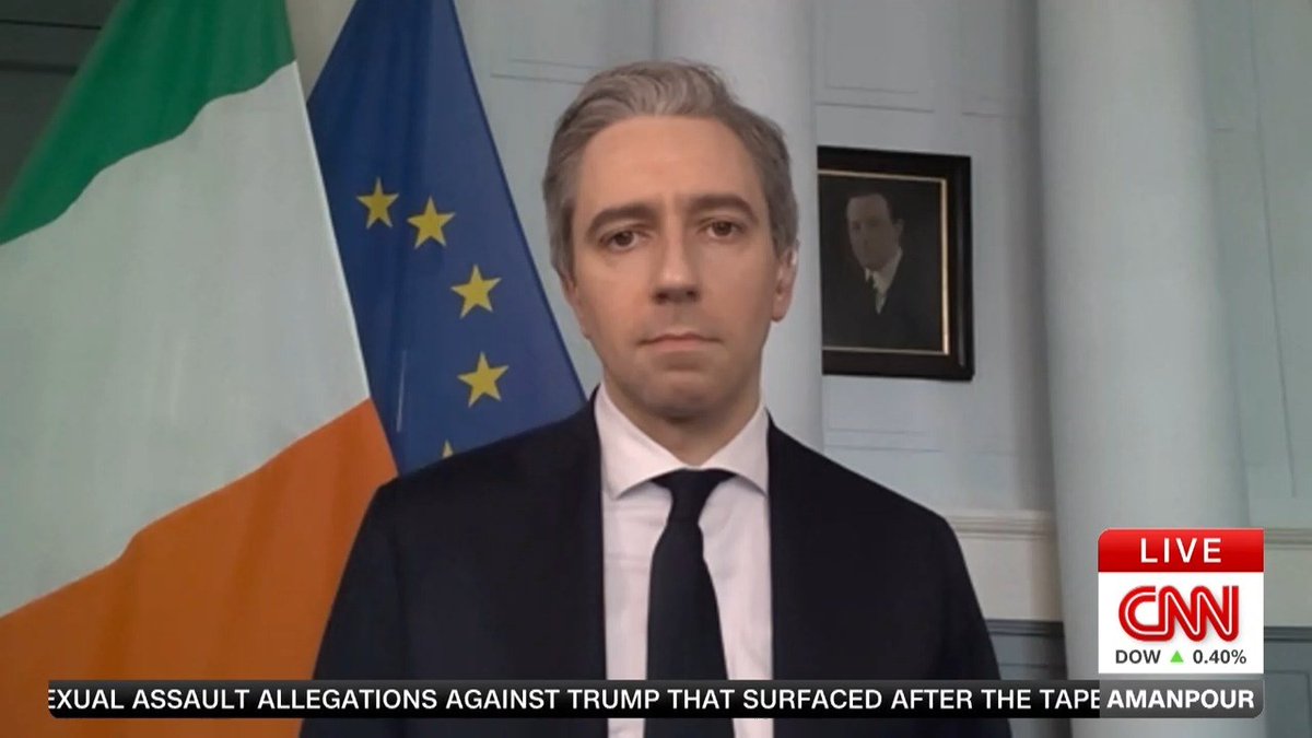"Ireland is extraordinarily clear in its condemnation of Hamas…[&amp; for] the right of Israel…to live in safety &amp; security. But we also believe that reason has now been replaced by revenge" I spoke with Simon Harris TD, his first TV interview as Taoiseach. Watch our full interview