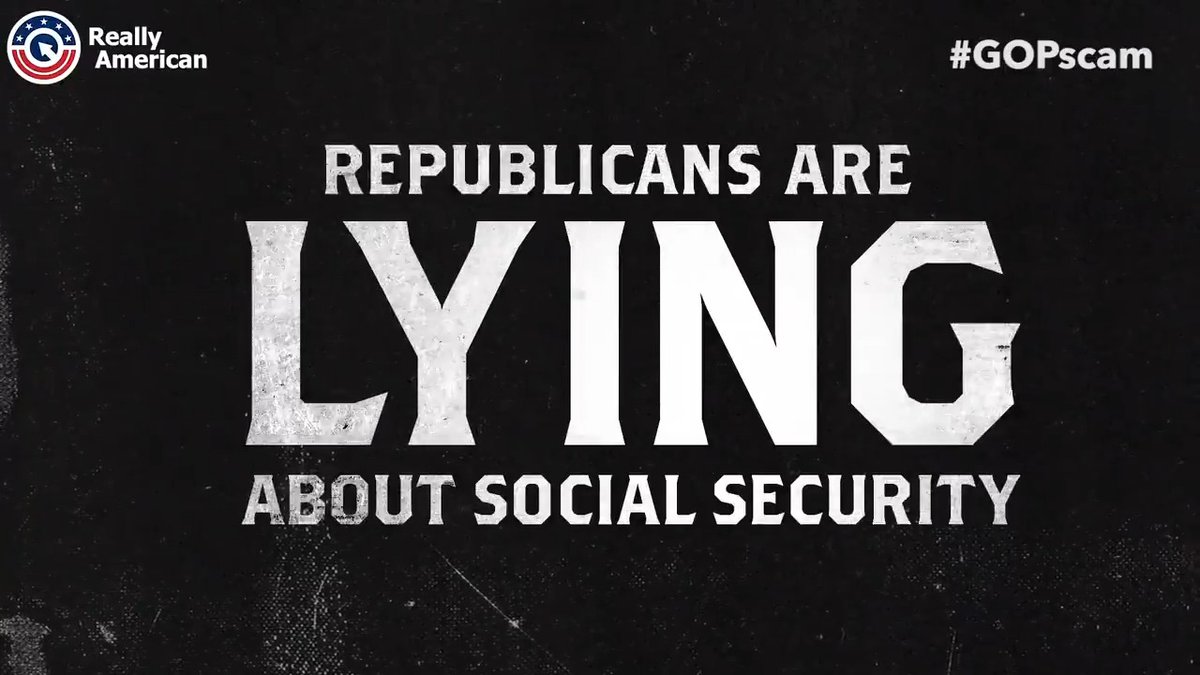 trump and the GOP want to RAID our Social Security and Medicare in order to pay for another tax cut so they can buy more yachts and jets. Fuck THAT bullshit. Keep your filthy hands off OUR Social Security and Medicare. #StopTrumpsTaxScam