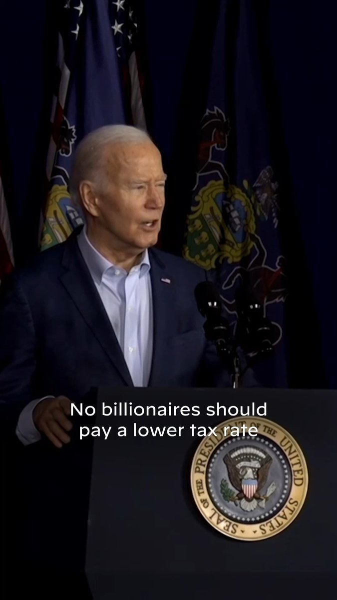 No billionaire should pay a lower tax rate than a teacher, a nurse, or a sanitation worker. But Trump wants to give another Billionaire Tax Break.