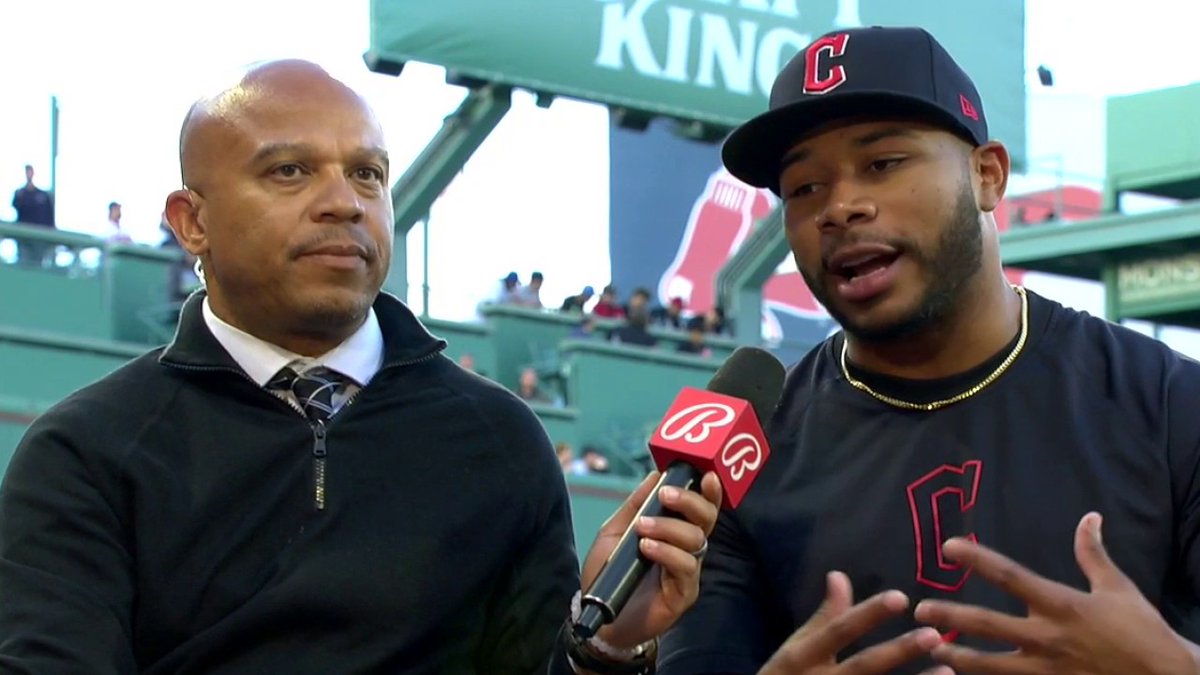 Xzavion Curry made his 2024 debut yesterday, and he tells Andre Knott how special it was for him to get the start on Jackie Robinson Day and have such a good outing for the Guardians. #ForTheLand