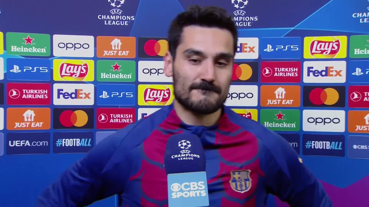 Ronald Araújo and João Cancelo's ears are still stinging. Gündogan nothing if not honest. Steam nearly coming out of *his* ears.