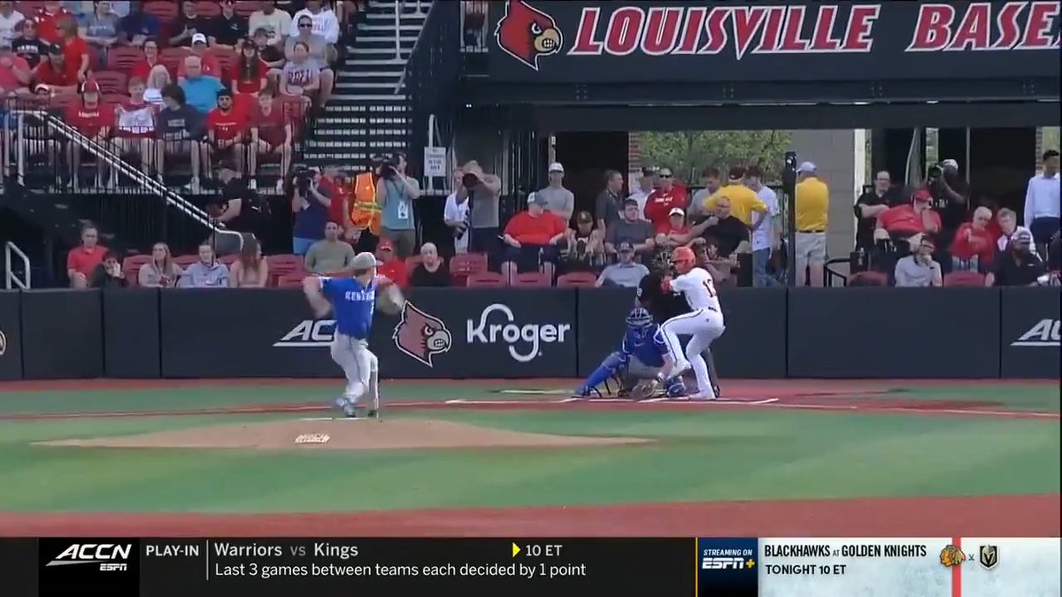 B1 | SEE YA‼️ One pitch, one run. 📺 ACC Network #GoCards | JT Benson