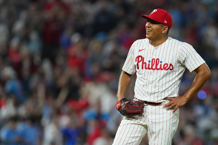 ¡El último out de Ranger Suárez para cerrar su segundo juego completo en @LasMayores! 👏