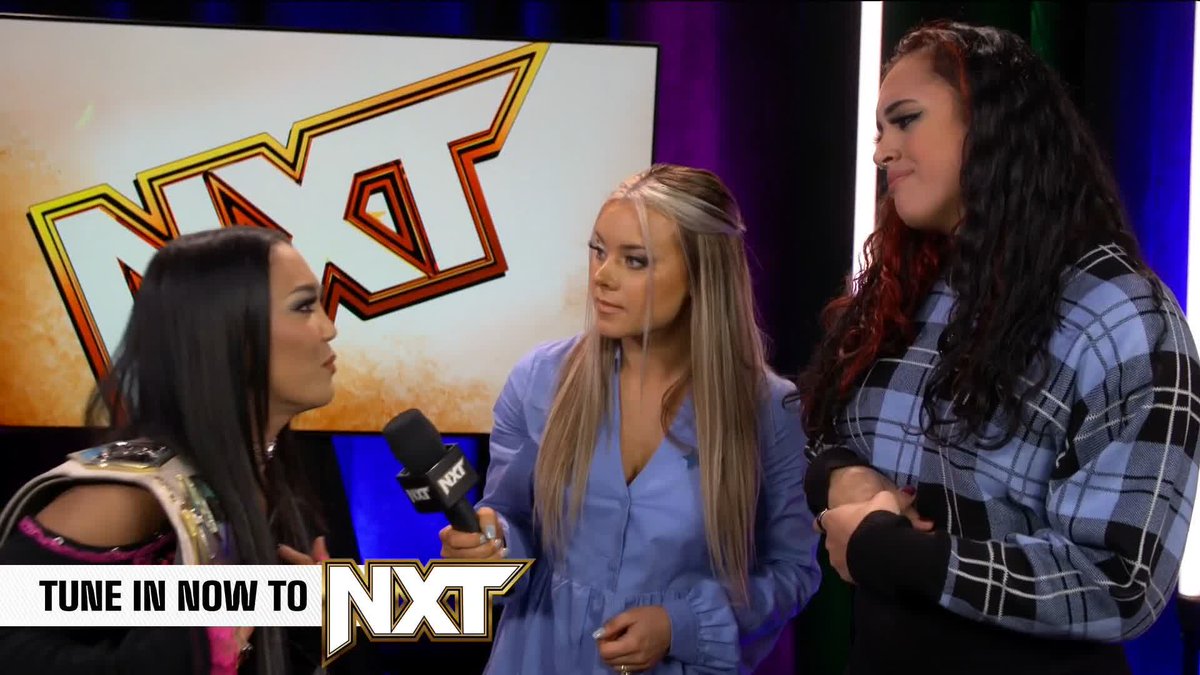 A Triple Threat Match?! roxanne might have spoken too soon, A V A just told the NXT Women's Champion she'll be defending against LYRA VALKYRIA AND Pax at #NXTSpringBreakin! #WWENXT