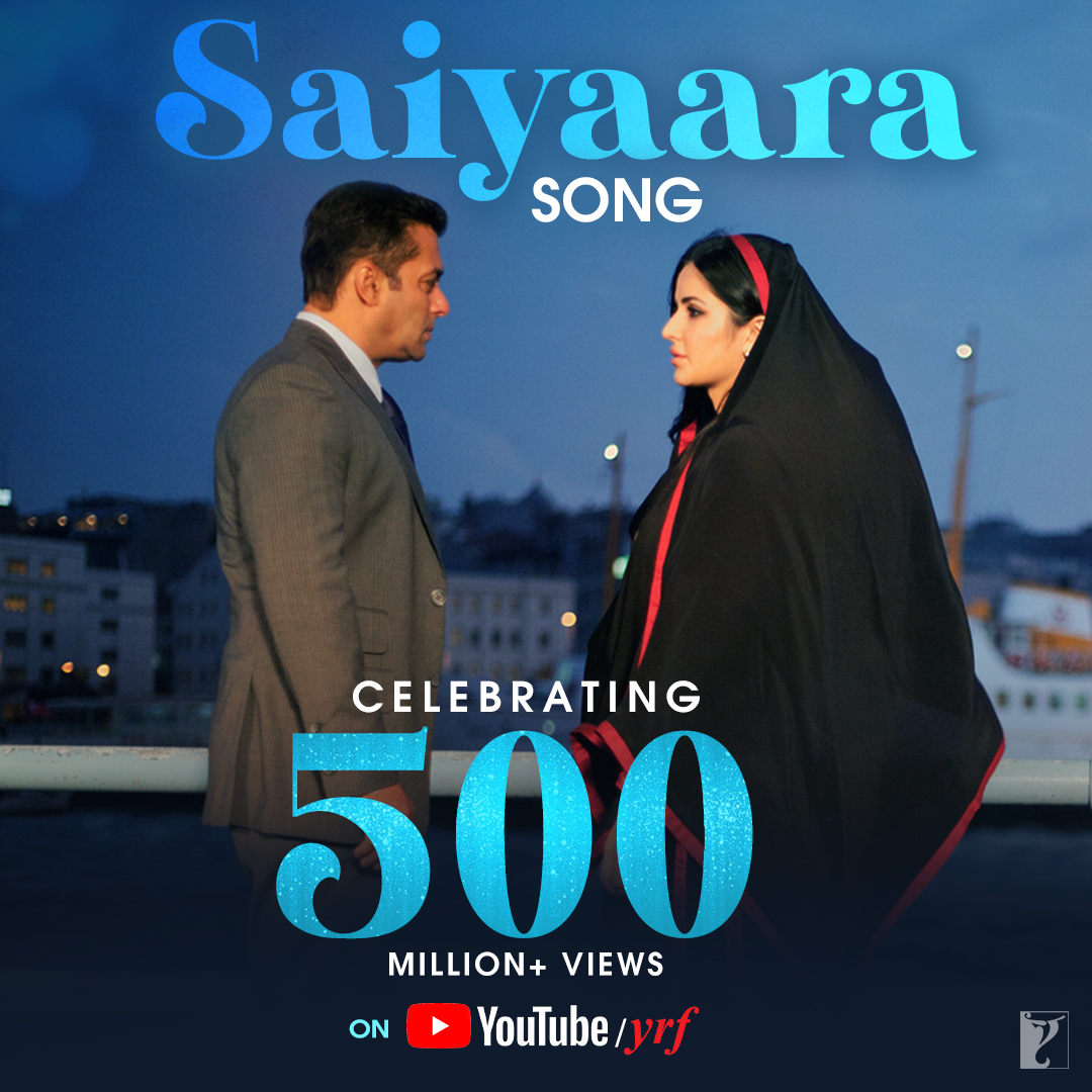 Half a billion hearts beating to the rhythm of this gem 🫶🏼 #Saiyaara -