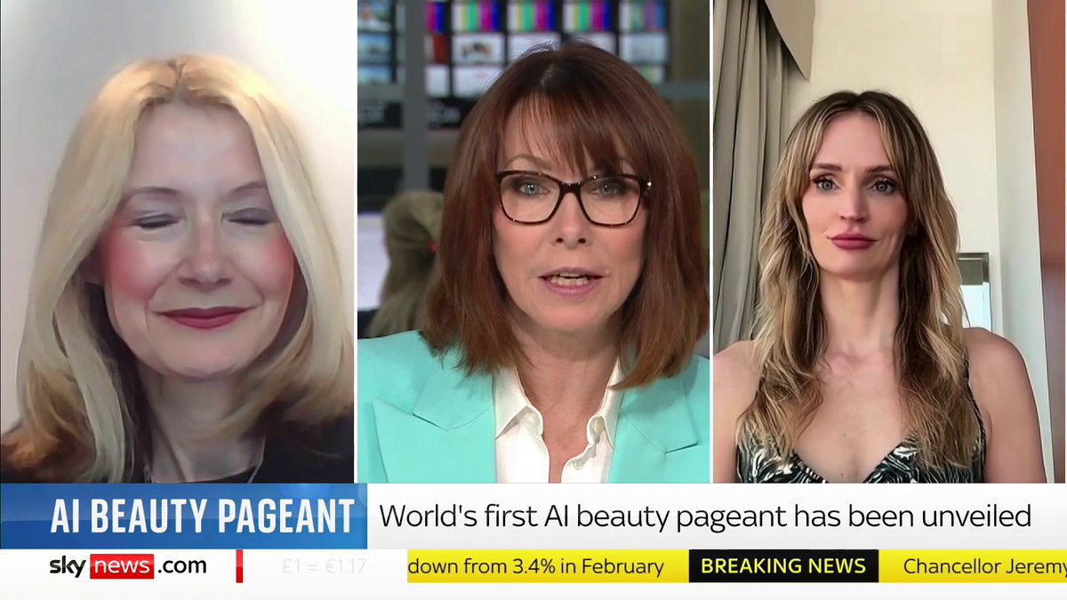 Is an #AI pageant a good idea? Sally-Ann Fawcett and Danae Mercer give their arguments... #KayBurley SS