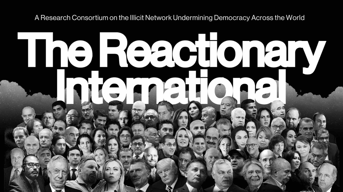 PREMIERE 🚨 “The Reactionary International,” the new research consortium on the illicit global network undermining our democracies – by the Progressive International, CLACSO , and transform! europe - SEE YOU ON 🦋 BLUESKY. Click, read, and join the fight to defeat the rising far-right.