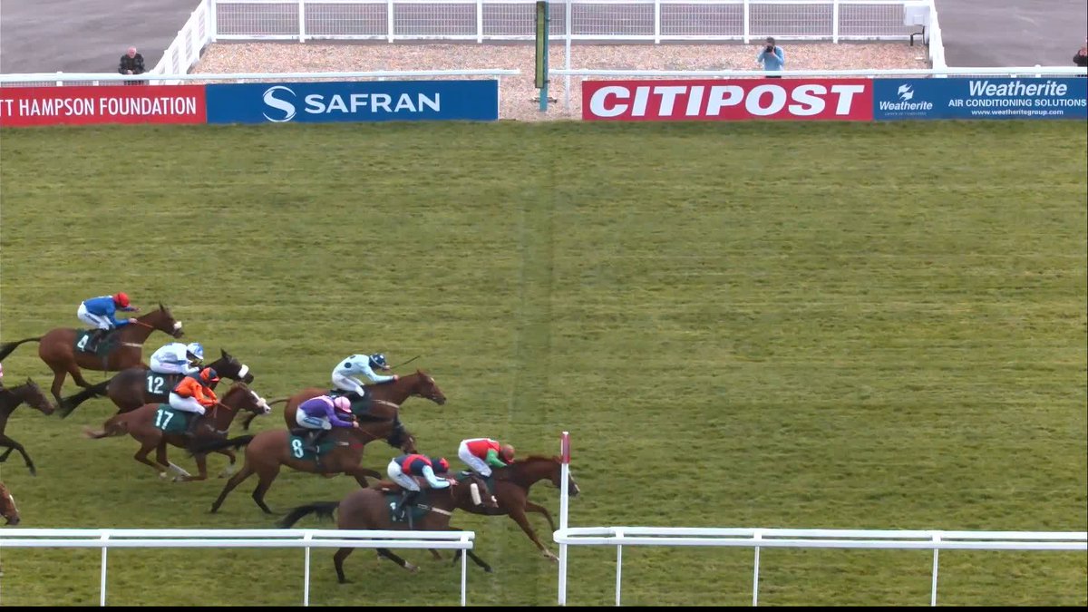 Harry and Dan Skelton have yet another winner! 🏆 Doyen Quest wins the Kingston Stud Handicap Hurdle #ITVRacing | CheltenhamRacecourse