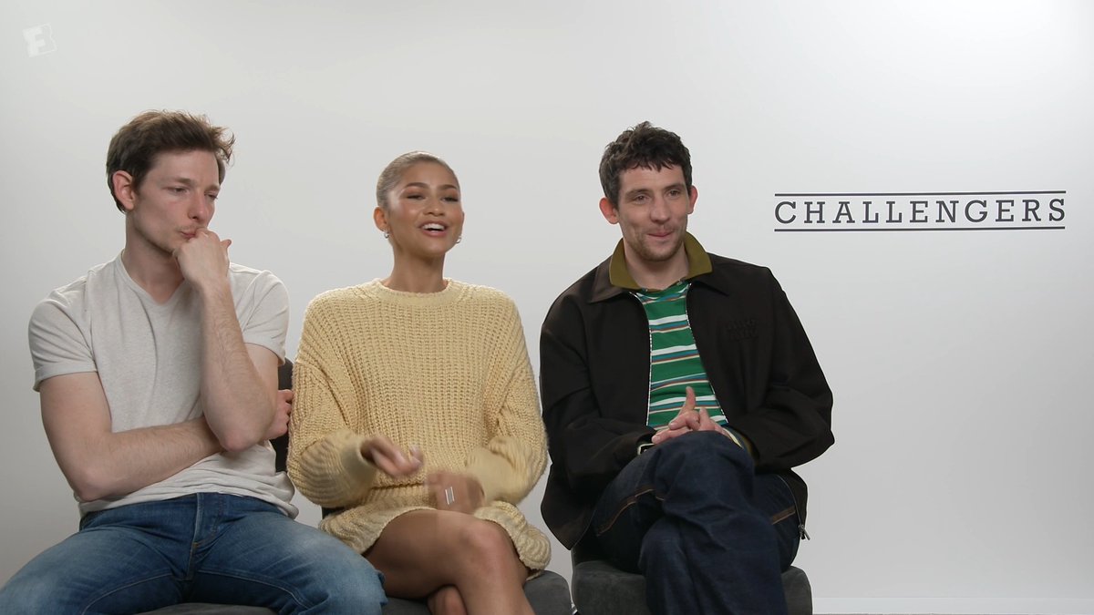 Zendaya. Mike Faist. Josh O’Connor. It’s our #Challengers Big Ticket interview! In this clip Zendaya reveals what she brought as a producer on the film. Get tix now - only in theaters April 26.