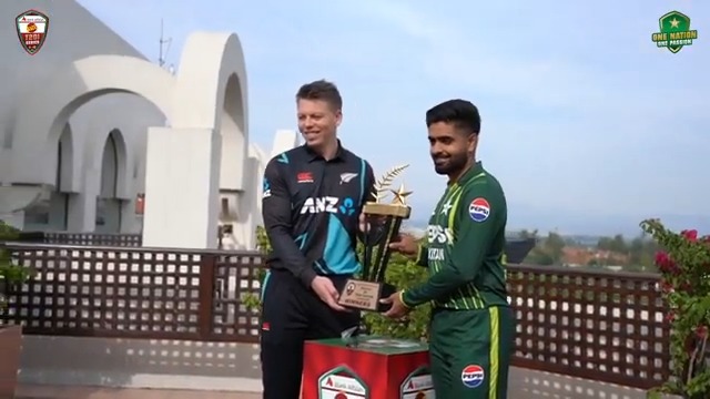 It all begins in Rawalpindi tomorrow! 🔊 Hear from the two captains ahead of the Bank Alfalah presents Jazz Pakistan vs New Zealand T20I Series 2024 🏆✨ #PAKvNZ | #AaTenuMatchDikhawan