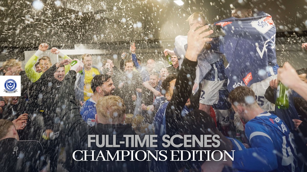 Full-time scenes: CHAMPIONS EDITION ๐ #Pompey