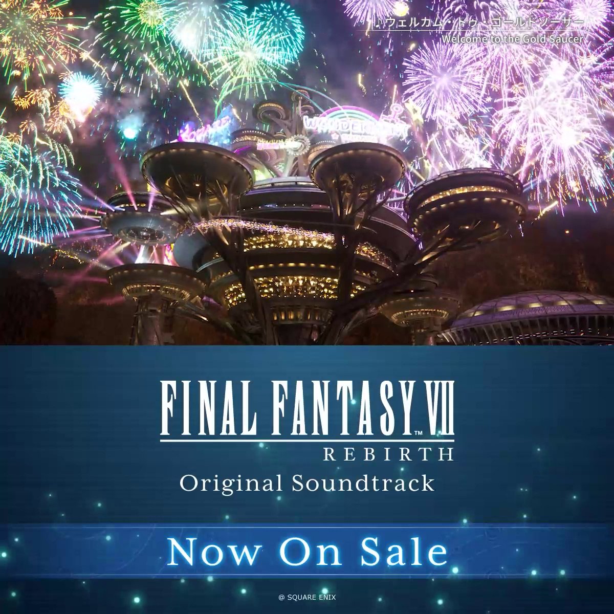 We can't help feeling full of joy after listening to this sample of "Welcome to the Gold Saucer" from Final Fantasy VII Rebirth! #FF7R Get the original soundtrack now to enjoy the full thing: