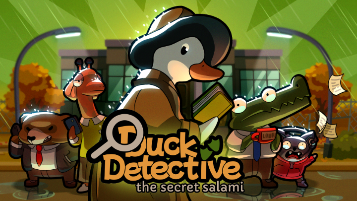 Follow the Duck Detective Eugene McQuacklin and use your powers of de-duck-tion to inspect evidence, fill in the blanks, and quack the case. Duck Detective: The Secret Salami arrives on Nintendo Switch May 23rd! #IndieWorld