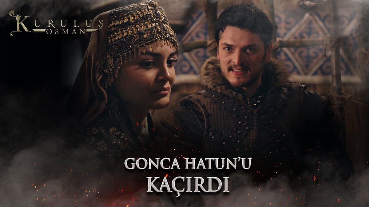 Alaeddin Bey, Gonca Hatun'u kaçırdı. "Gönlünde başkası olan hatuna göz koymak er işi midir?" #KuruluşOsman atv