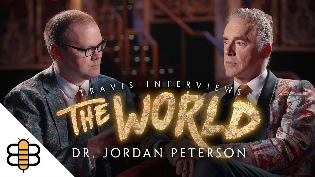 This is Travis. He's on a mission to interview everyone. First up, Canadian man Dr Jordan B Peterson.