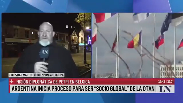 🇦🇷 Argentina inicia el proceso para ser "socio global" de la OTAN. El ministro de Defensa Luis Petri viajó a Bélgica en una misión diplomática para ser parte de la alianza con los países europeos. 📺 Lo cuenta Christian Martin en #ElNoticiero.