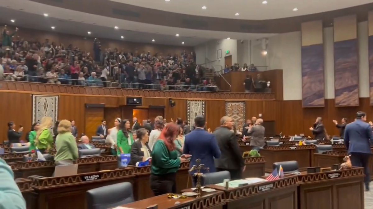 Watch this. Remember who they are. Remember how these Republicans cheered and clapped at the gallery after blocking an attempt to repeal an 1864 total abortion ban that has NO exceptions for rape or incest.