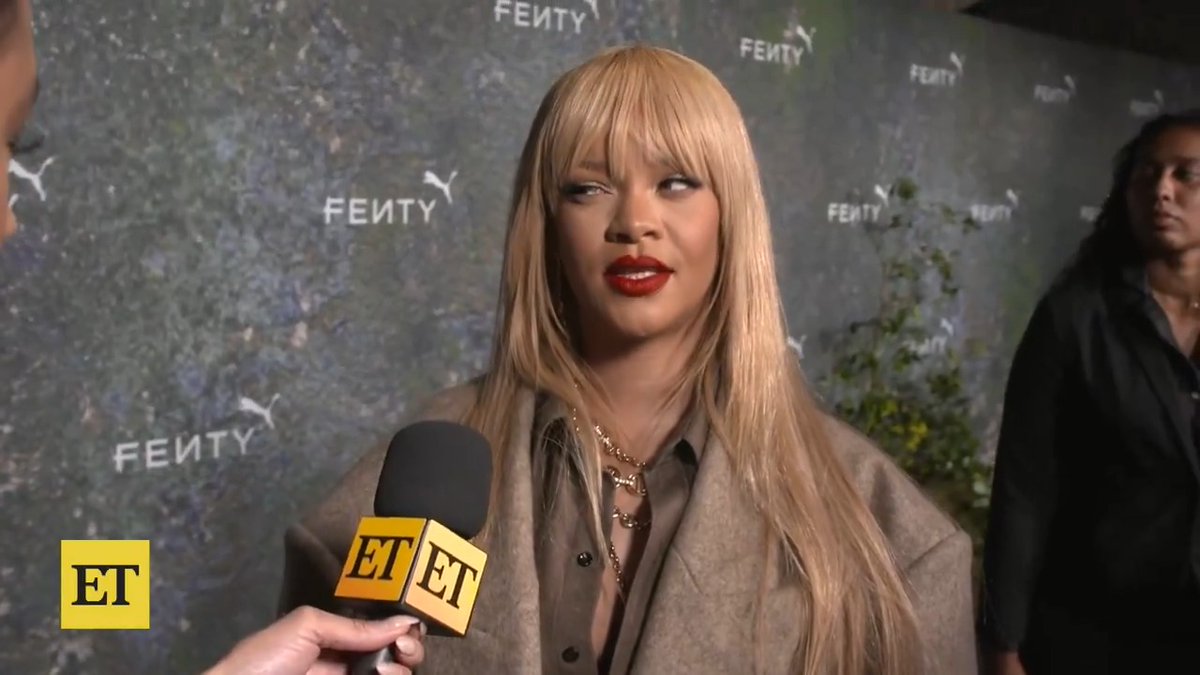Entertainment Tonight asks Rihanna about her new album #R9.