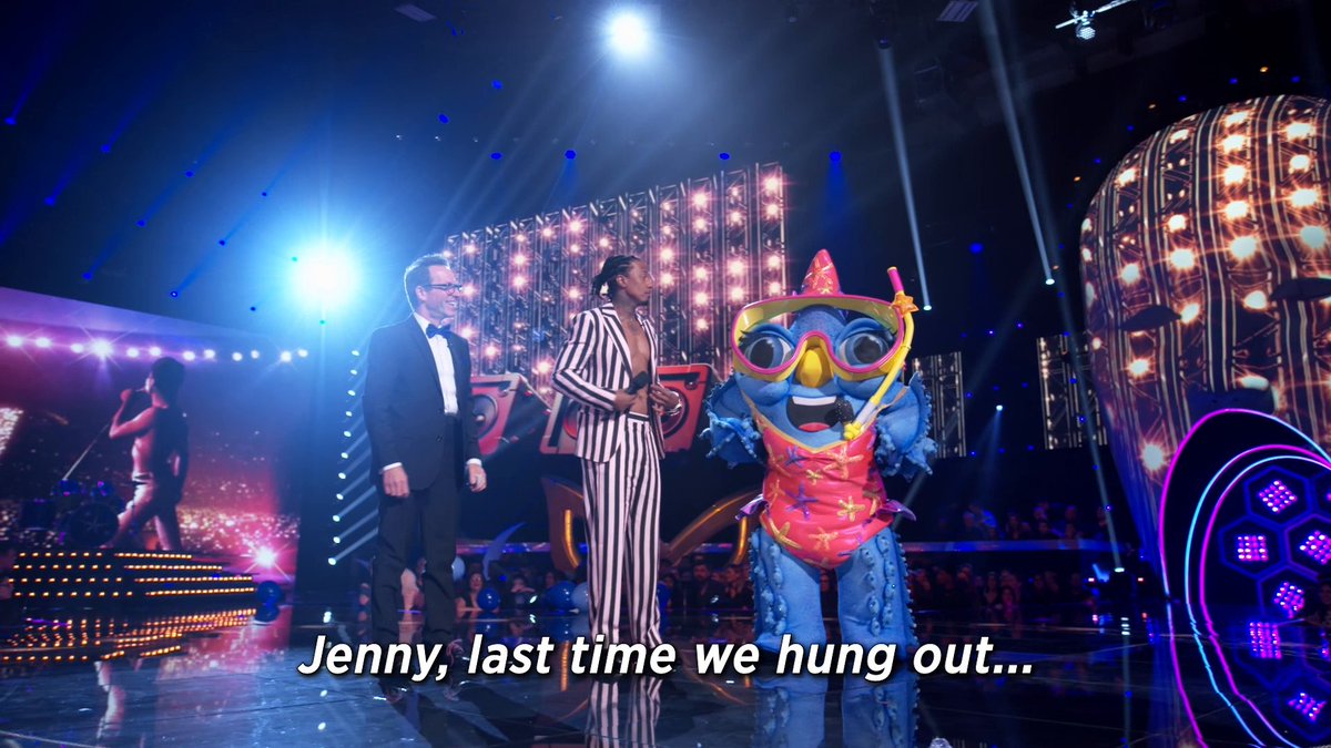 #StarfishMask has a connection with Jenny McC-Wahlberg! What do you think of this clue? #TheMaskedSinger