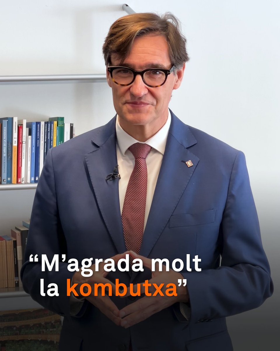 “M'agrada molt el kombutxa”, 25 preguntes a Salvador Illa. El candidat del PSC a les eleccions del #12M respon el nostre qüestionari.