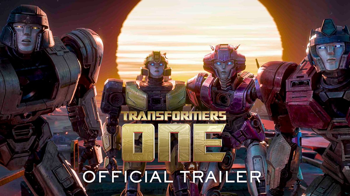 The first trailer for ‘TRANSFORMERS ONE’ has been released. In theaters on September 20.