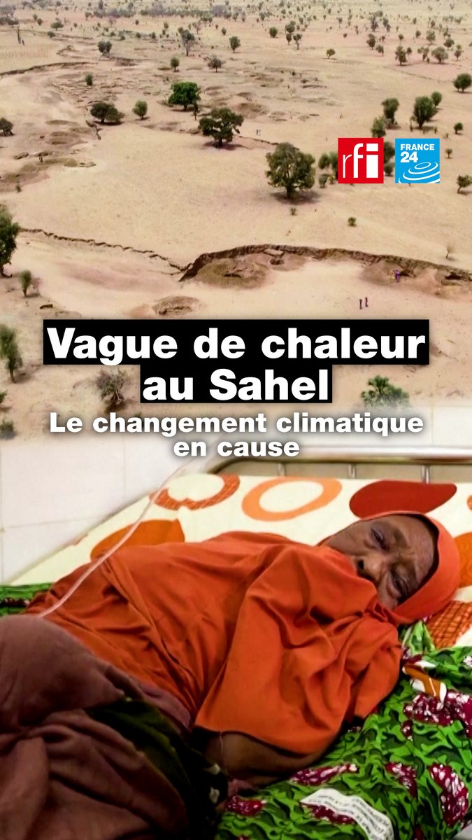 Vague de chaleur au Sahel: le changement climatique en cause Plusieurs pays du Sahel ont connu début avril une vague de chaleur exceptionnelle, des températures dépassant les 45 °C par endroits. Un phénomène qui n'aurait pas été possible sans changement climatique anthropique⬇️☀️