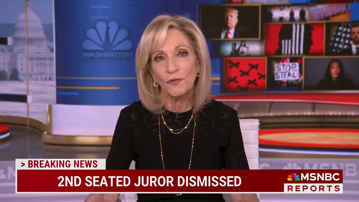 BREAKING: A second seated juror has been dismissed in former President Trump's criminal hush money case in New York.