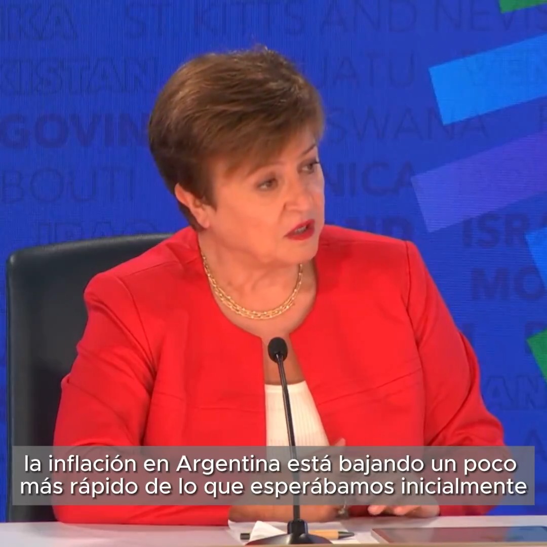 "Kristalina Georgieva": Por las declaraciones de la directora del FMI sobre Argentina