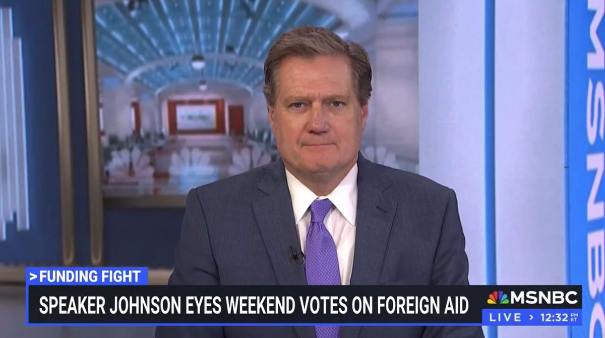 Ukraine is at a critical point. I appeared on MSNBC’s @MitchellReports to discuss the critical need for the House to pass Speaker Mike Johnson’s supplemental national security legislation. In this fight against authoritarianism, the U.S. needs to be on the side of democracy.