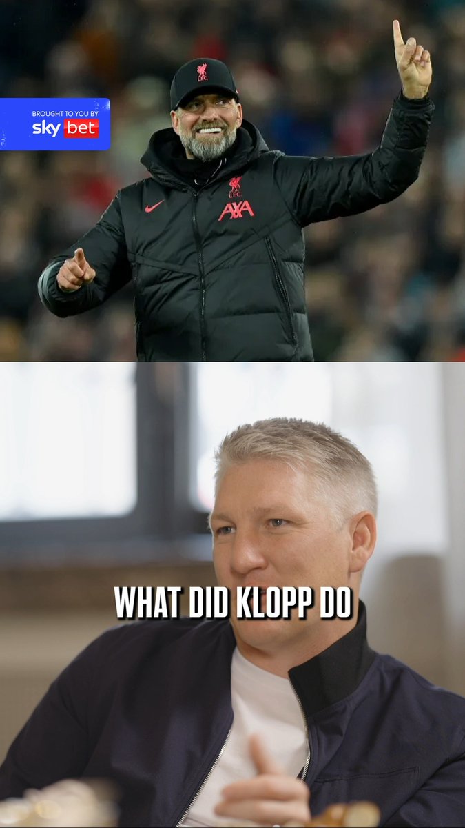“He found Lewandowski, Götze, Hummels, Piszczek, Błaszczykowski, Gündogan and Reus.” Bastian Schweinsteiger on the approach of Jurgen Klopp compared to Man United 💰💎