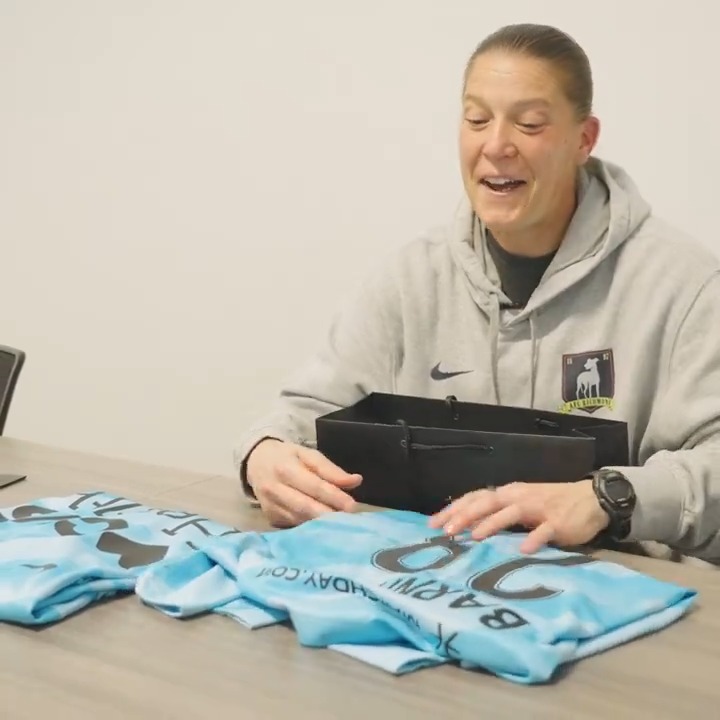 It's more than just a jersey—it's a symbol of support and inspiration. Goalkeepers Aubrey Kingsbury (Bledsoe) & Nicole Barnhart are spreading the love by sending personalized jerseys to their nearest and dearest. You can purchase keeper jerseys at Audi Field this Saturday!