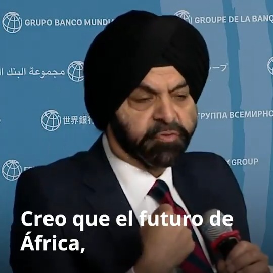 El futuro de África depende de cinco áreas principales: energía, infraestructura, agroindustria/seguridad alimentaria, turismo y atención médica. #WBGMeetings Consulta la repetición del evento: