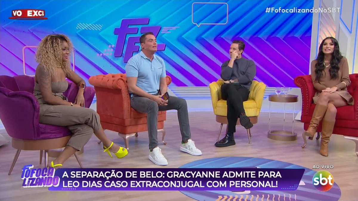 🚨ASSISTA: Gracyanne admite ter traído Belo com um personal da academia que frequentava.