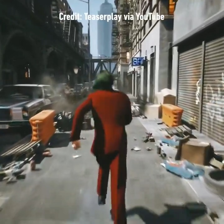 A Joker open-world game concept created in Unreal Engine 5 by TeaserPlay