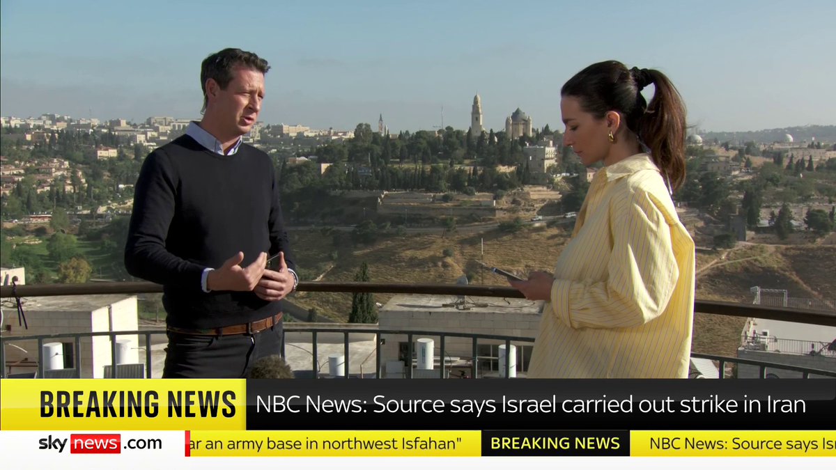 "The question is - what happens next? And that is up to Iran". Yalda Hakim and Alistair Bunkall discuss the situation in Iran, after sources say Israel carried out a strike there overnight. Live: 📺 Sky 501, Virgin 602, Freeview 233 and YouTube