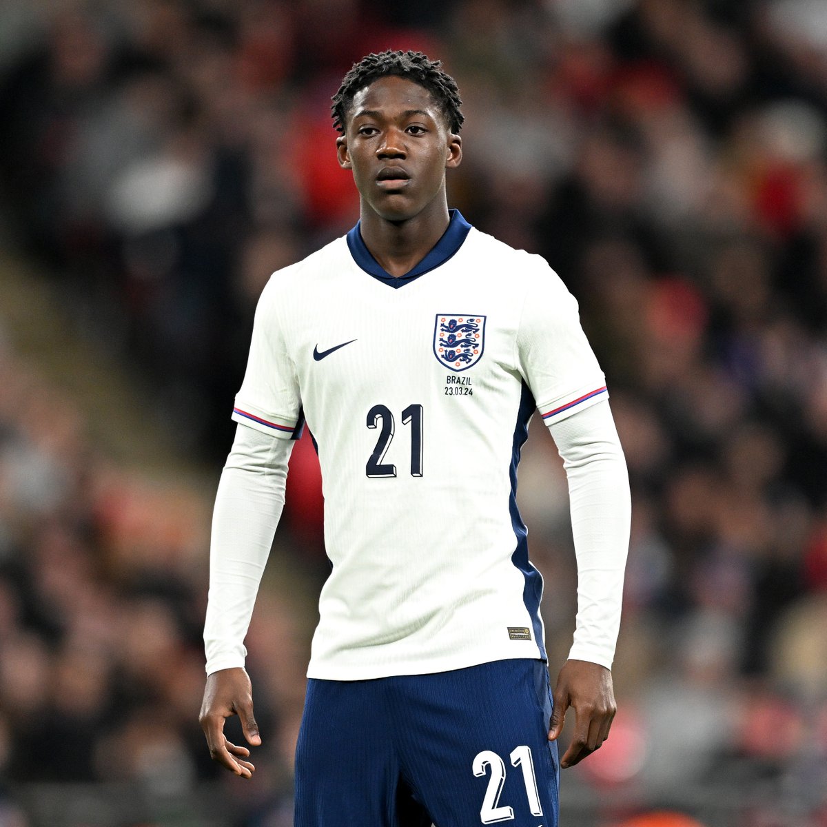 Wishing Kobbie Mainoo a happy birthday 🎂 Relive the moment he made his #ThreeLions debut 🦁